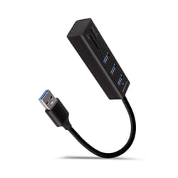 Axagon HMA-CR3A laptop dock/port replicator Wired USB 3.2 Gen 1 (3.1 Gen 1) Type-A Black