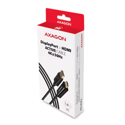 Axagon RVD-HI14C2 video cable adapter 1.8 m HDMI Type A (Standard) DisplayPort Black - Additional view 7