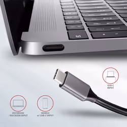 Axagon HMC-5 laptop dock/port replicator Wired USB 3.2 Gen 1 (3.1 Gen 1) Type-C Grey - Additional view 7