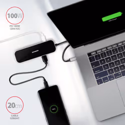 Axagon HMC-6GL laptop dock/port replicator Wired USB 3.2 Gen 1 (3.1 Gen 1) Type-C Black, Grey - Additional view 7