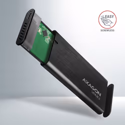 Axagon EEM2-SBC externes Gehäuse für M.2 SSDs USB-C 3.2 Gen 2 - schwarz SSD enclosure Black