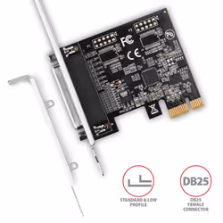 Axagon PCEA-P1N interface cards/adapter Internal Parallel
