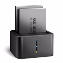 Axagon ADSA-D25, HDD, SSD, Serial ATA II, Serial ATA III, 2.5", USB 3.2 Gen 1 (3.1 Gen 1) Type micro-B, Black, Aluminium