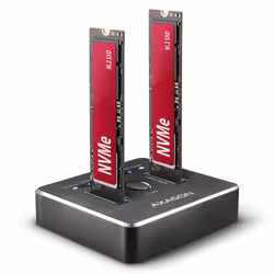 Axagon ADSA-M2C, SSD, M.2, M.2, USB 3.2 Gen 2 (3.1 Gen 2) Type-C, Black, Aluminium