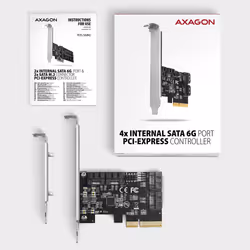 Axagon PCES-SA4X4 interface cards/adapter Internal SATA - Additional view 5
