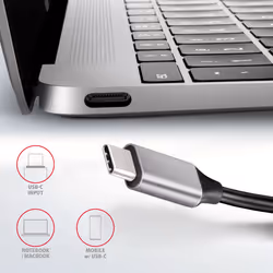 Axagon HMC-HCR3A 3x USB-A+ HDMI+ SD/microSD USB-C 3.2 Gen 1 hub 20cm Wired USB 3.2 Gen 1 (3.1 Gen 1) Type-A Grey - Additional view 6