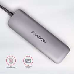 Axagon HMC-HCR3A 3x USB-A+ HDMI+ SD/microSD USB-C 3.2 Gen 1 hub 20cm Wired USB 3.2 Gen 1 (3.1 Gen 1) Type-A Grey - Additional view 7