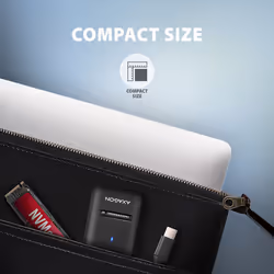 Axagon ADM2-CM USB-C 10Gbps - M.2 NVMe & SATA SSD adapter, 10cm USB-C cable - Additional view 5