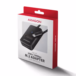 Axagon ADM2-CM USB-C 10Gbps - M.2 NVMe & SATA SSD adapter, 10cm USB-C cable - Additional view 7