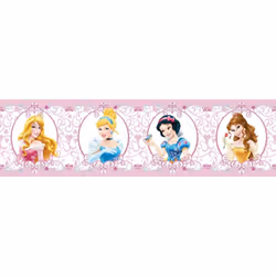 Disney Border, PVC Film, Multi-Colour, 0.14 x 5 m/5.5 x 197-Inch