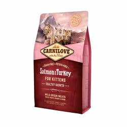 CARNILOVE 512218, Kitten, Any breed, Salmon, Turkey, 6 kg