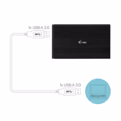 i-tec Advance MySafe AluBasic 2.5" USB 3.0 - Additional view 7