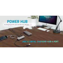 i-tec Metal Superspeed USB 3.0 4-Port Hub - Additional view 8