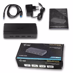 i-tec USB 3.0 Charging HUB 4 Port + Power Adapter - Additional view 7