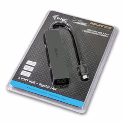 i-tec Advance USB-C Slim Passive HUB 3 Port + Gigabit Ethernet Adapter - Additional view 7