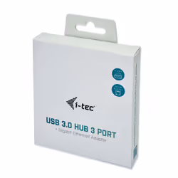 i-tec Metal USB 3.0 HUB 3 Port + Gigabit Ethernet Adapter - Additional view 6
