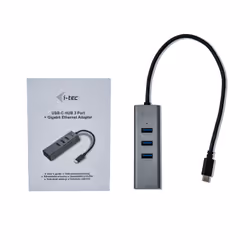 i-tec Metal USB-C HUB 3 Port + Gigabit Ethernet Adapter - Additional view 4