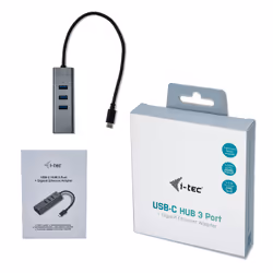 i-tec Metal USB-C HUB 3 Port + Gigabit Ethernet Adapter - Additional view 6