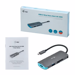 i-tec Metal USB-C Nano Dock 4K HDMI + Power Delivery 100 W - Additional view 5