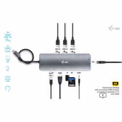 i-tec Metal USB-C Nano Docking Station 4K HDMI LAN + Power Delivery 100 W - Additional view 8