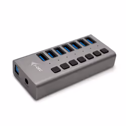 i-tec USB 3.0 Charging HUB 7port + Power Adapter 36 W, Indoor, AC, 1 m, Grey