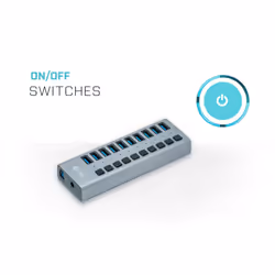 i-tec USB 3.0 Charging HUB 10 port + Power Adapter 48 W - Additional view 7