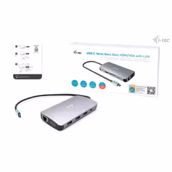 i-tec Metal USB-C Travel Nano Dock HDMI/VGA with LAN + Power Delivery 100 W - Additional view 7