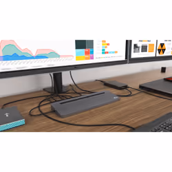 i-tec Metal USB-C Ergonomic 4K 3x Display Docking Station + Power Delivery 85 W - Additional view 6