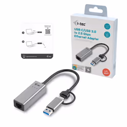 i-tec Metal USB-C/USB-A 2.5Gbps Ethernet Adapter - Additional view 4
