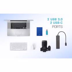 i-tec Metal USB-A/USB-C HUB 2x USB 3.0 + 2x USB-C (10 Gbps) - Additional view 6