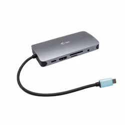 i-tec USB-C Metal Nano Dock HDMI/VGA with LAN + Charger 112W