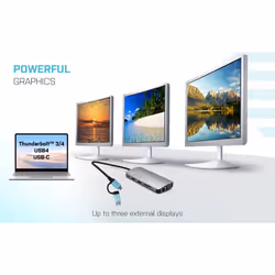 i-tec USB 3.0 USB-C/Thunderbolt 3x Display Metal Nano Dock with LAN + Power Delivery 100 W - Additional view 7
