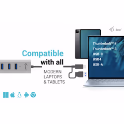 i-tec USB-C/USB-A Charging Metal HUB 7 Port - Additional view 4