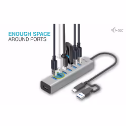 i-tec USB-C/USB-A Charging Metal HUB 7 Port - Additional view 7
