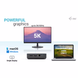 i-tec USB-C HDMI Dual DP Docking Station with Power Delivery 100 W - Additional view 8
