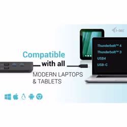 i-tec USB-C HDMI Dual DP Docking Station with Power Delivery 100 W + Universal Charger 100 W - Additional view 7