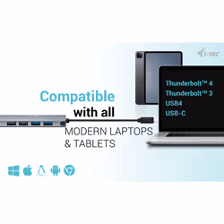 i-tec USB-C Metal Nano 2x Display Docking Station + Power Delivery 100 W - Additional view 5