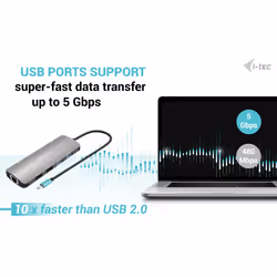 i-tec USB-C Metal Nano 2x Display Docking Station + Power Delivery 100 W - Additional view 7