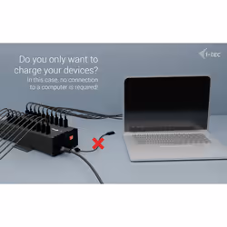 i-tec USB-C/USB-A Metal Charging + data HUB, 15W per port, 20x USB-C - Additional view 5