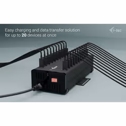 i-tec USB-C/USB-A Metal Charging + data HUB, 15W per port, 20x USB-C - Additional view 6