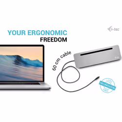 i-tec USB-C Metal Ergonomic 3x 4K Display Docking Station + Power Delivery 100 W - Additional view 7
