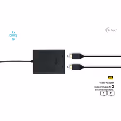 i-tec USB-C Dual 4K/60Hz (single 8K/30Hz) DP Video Adapter - Additional view 8