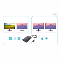 i-tec USB-C Dual 4K/60Hz (single 8K/30Hz) HDMI Video Adapter - Additional view 5