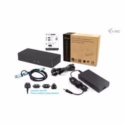 i-tec USB 3.0 / USB-C / Thunderbolt 3 Professional Dual 4K Display Docking Station Generation 2 + Power Delivery 100W - Additional view 4