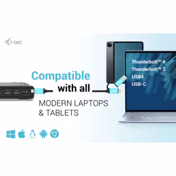 i-tec USB-C Triple Display Docking Station Gen 2 + Power Delivery 100W - Additional view 6