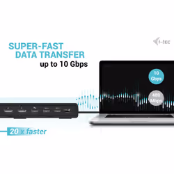 i-tec USB-C Triple Display Docking Station Gen 2 + Power Delivery 100W - Additional view 8