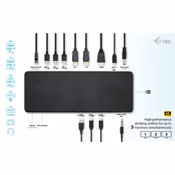 i-tec USB-C Triple Display Docking Station Gen 2 Pro + Power Delivery 100W - Additional view 5