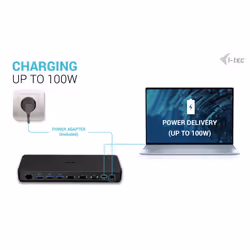 i-tec USB-C Triple Display Docking Station Gen 2 Pro + Power Delivery 100W - Additional view 6
