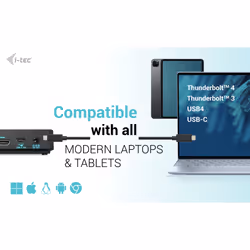 i-tec USB-C Triple Display Docking Station Gen 2 Pro + Power Delivery 100W - Additional view 7