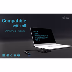 i-tec USB-A/USB-C Dual 4K/60 Hz DisplayPort Video Adapter - Additional view 5